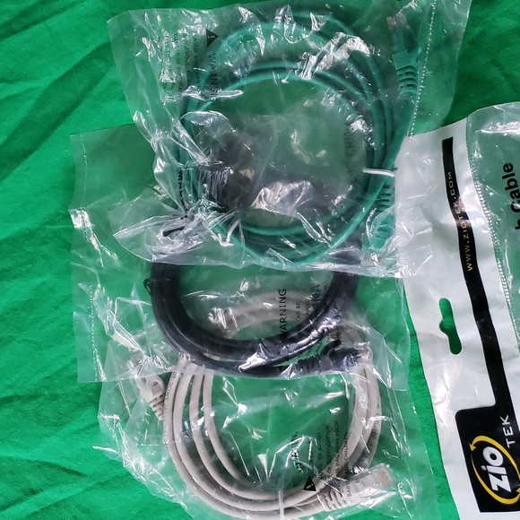 Bundle of Cat 5 Ethernet Patch Cables 5 (3ft) 3(6ft) 1(7ft) 1(14ft) - Picture 4 of 10